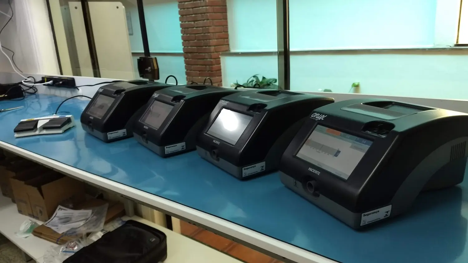 System in use in hospital environment